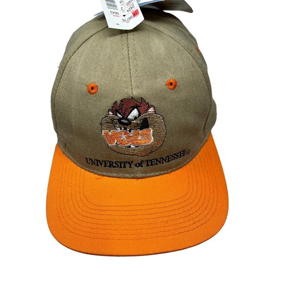 University of Tennessee Taz Looney Tunes Vintage Snapback Hat NWT Deadstock 1997 - Picture 2 of 14